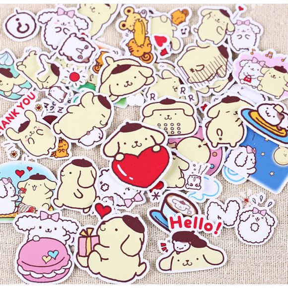Pompompurin Waterproof Stickers - Picture 3 of 4
